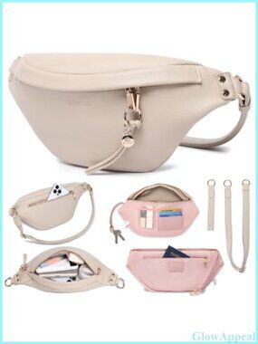 Anti Theft RFID Crossbody Bag Vegan Leather Travel Purse